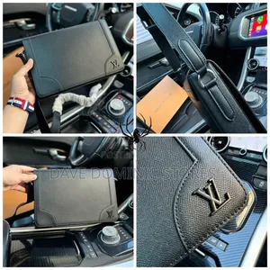 Louis Vuitton Black Flat Crossbody Bag