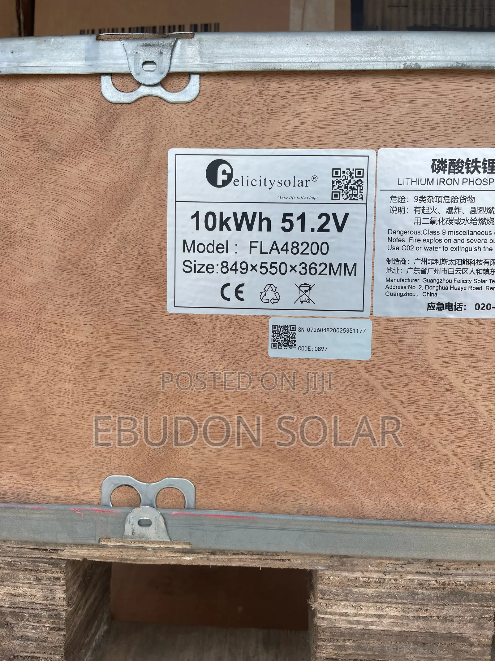 Solar Lithium Ion Battery 10kwh