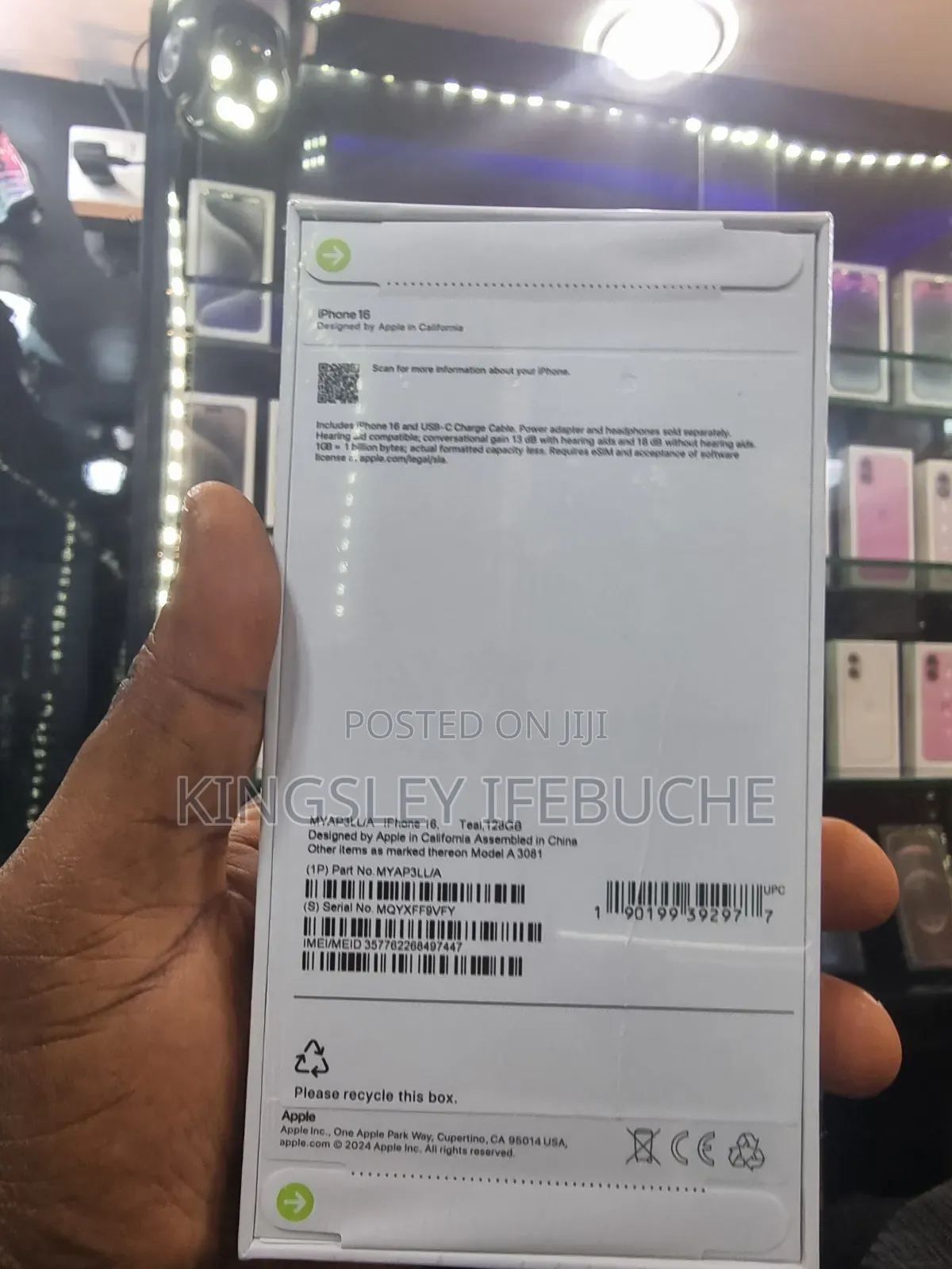 New Apple iPhone 16 128 GB