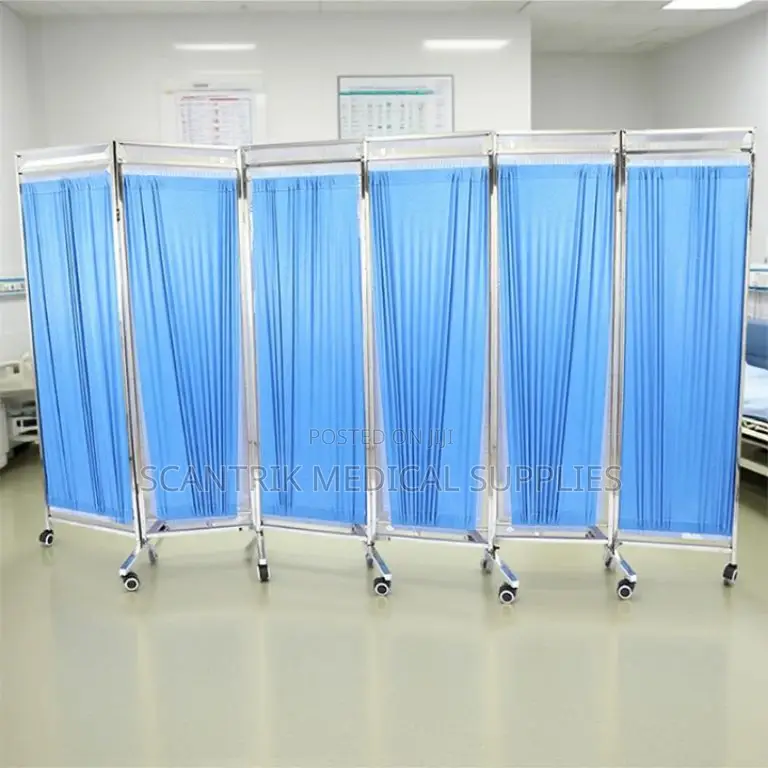 Lightweight 4 Folding Ward Screen for Convenient Privacy