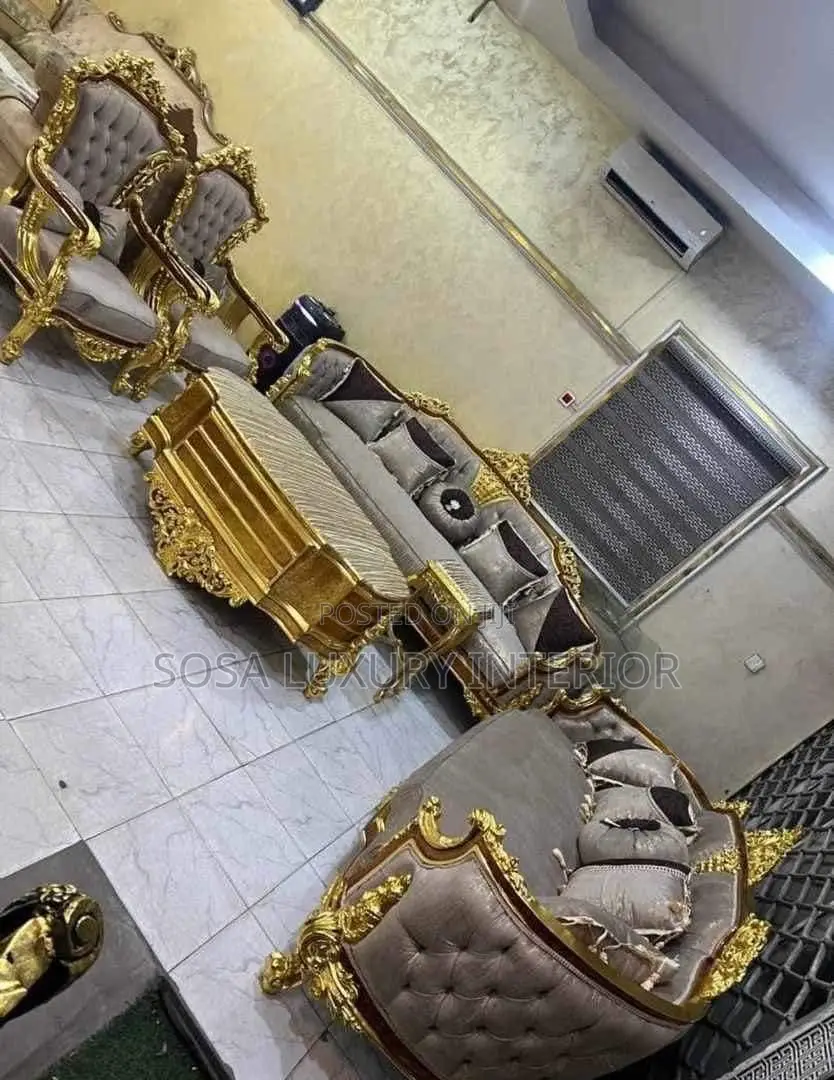 Royal Chairs With Centre Table Set
