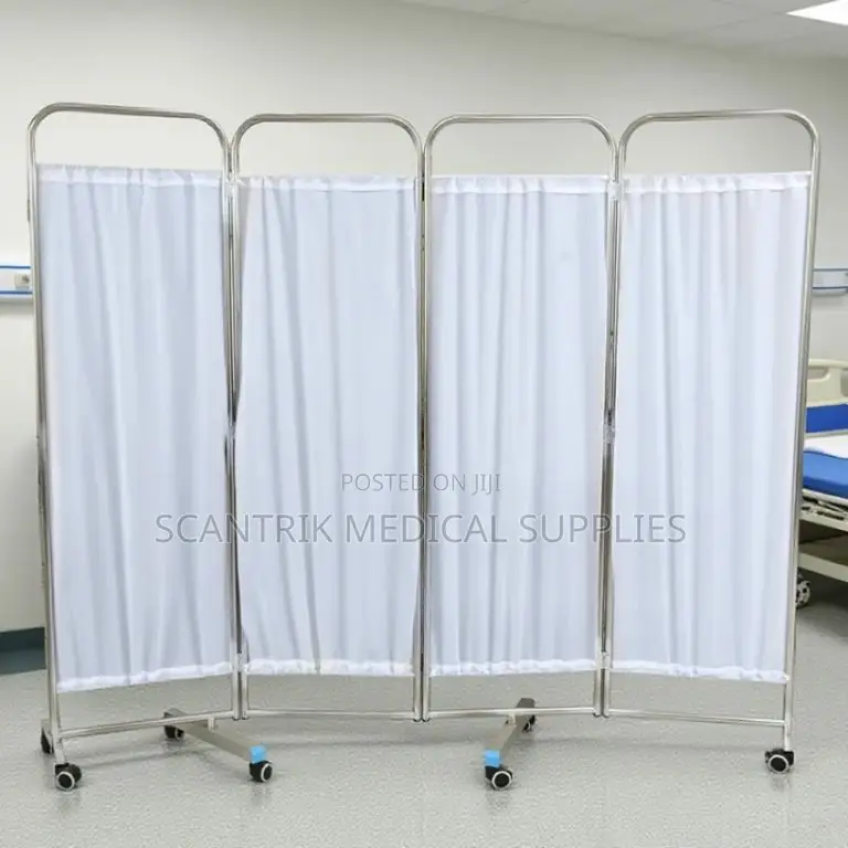 Portable 4 Folding Ward Screen for Multiple Applications
