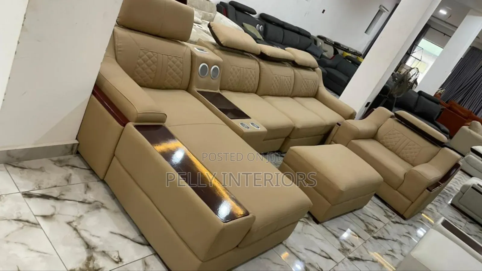 Modern Sofa With Inbuilt Speaker