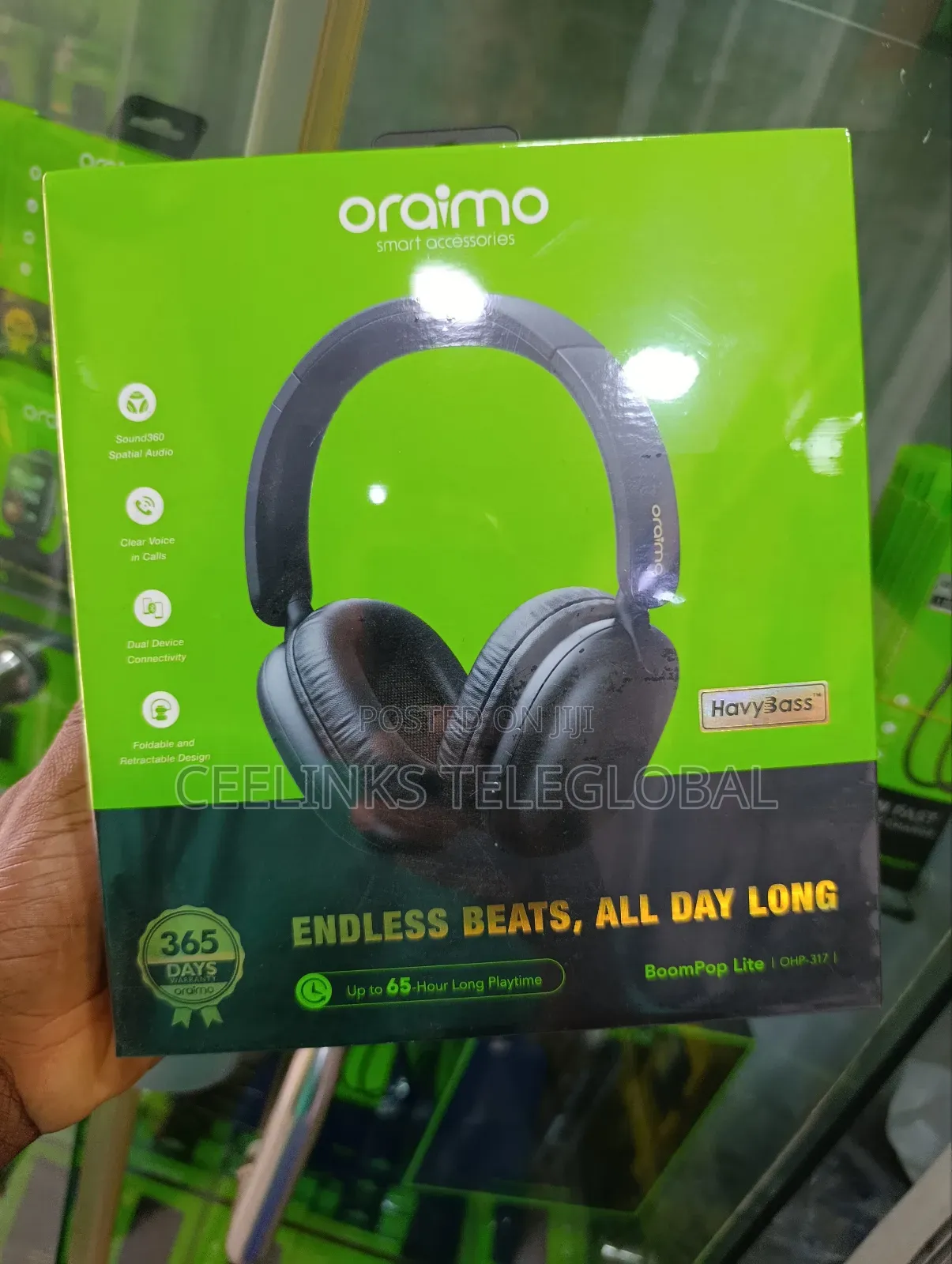 Boompop Lite Enc Over-Ear Wireless Headphones