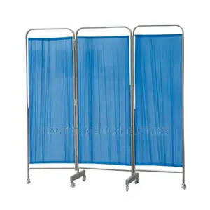Foldable 4 Panel Ward Screen for Temporary Privacy