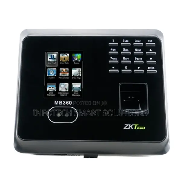 Zkteco Mb360 Fingerprint Face Attendance Machine + Installation