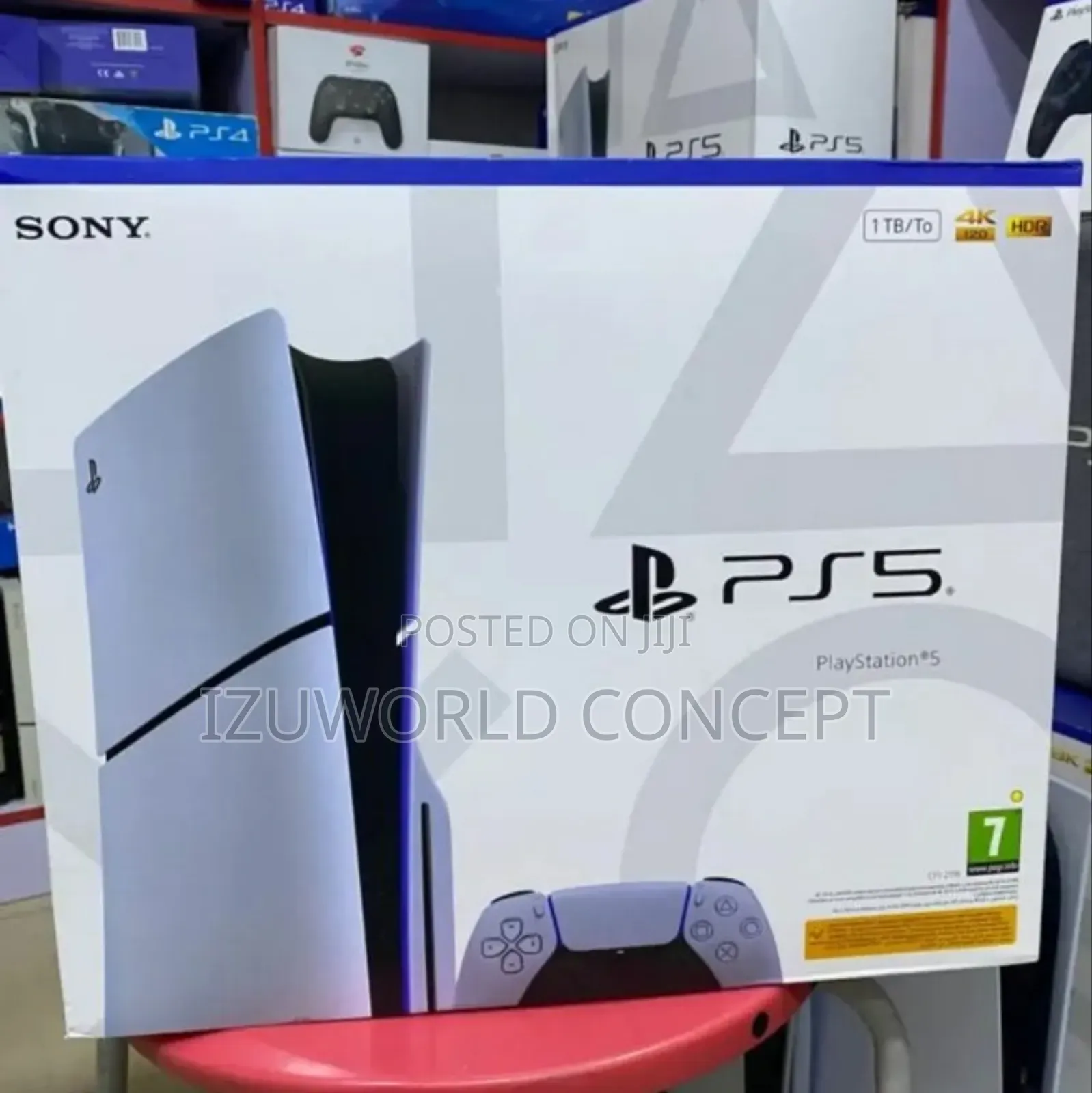 Ps5 Slim Standard European Version Complete Game and Controller