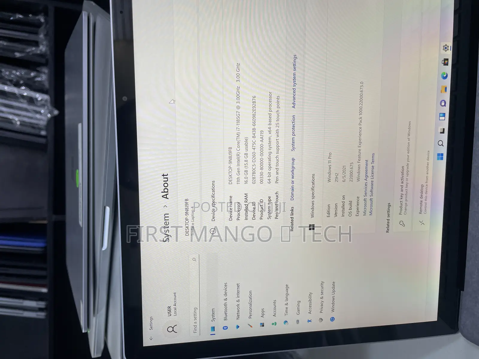 Laptop Microsoft Surface Laptop 4 16GB Intel Core i7 SSD 512GB