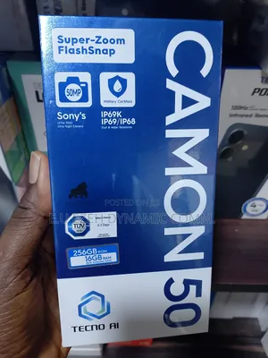 New Tecno Camon 50 256 GB