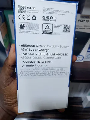 New Tecno Camon 50 256 GB