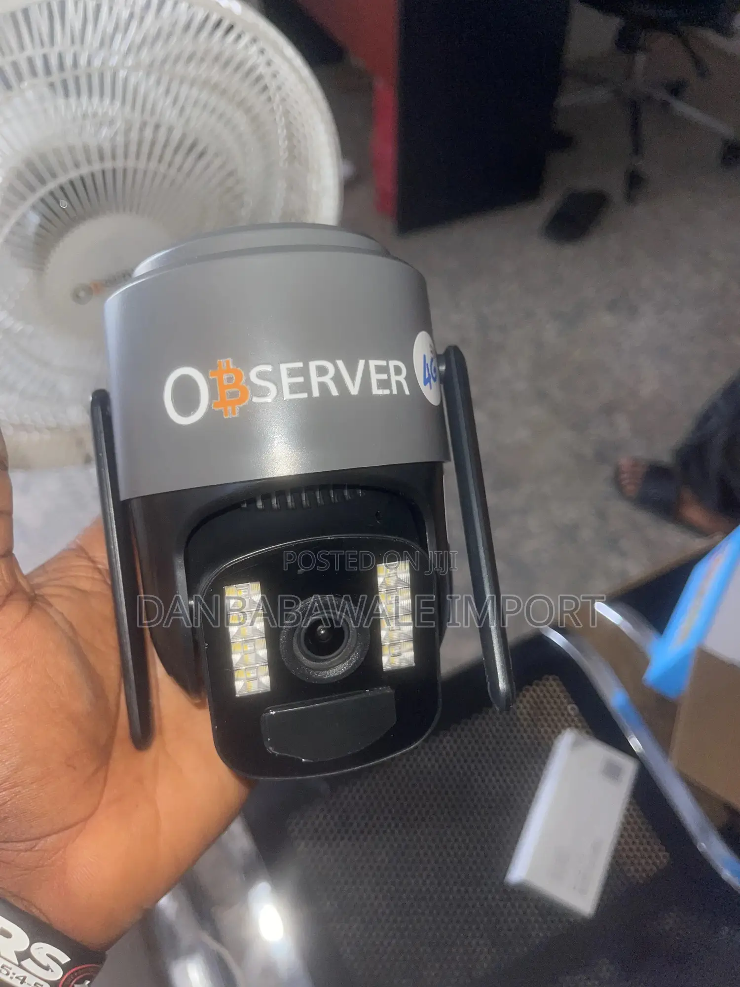 Observer Single Lens Solar Outdoor Security CCTV Camera