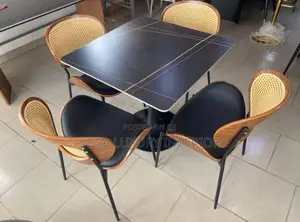 Restaurant Table and 4 Chairs Set