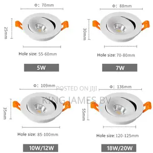 7watts Recess Pop Light