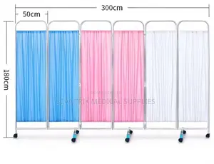 Foldable 4 Panel Ward Screen for Flexible Privacy