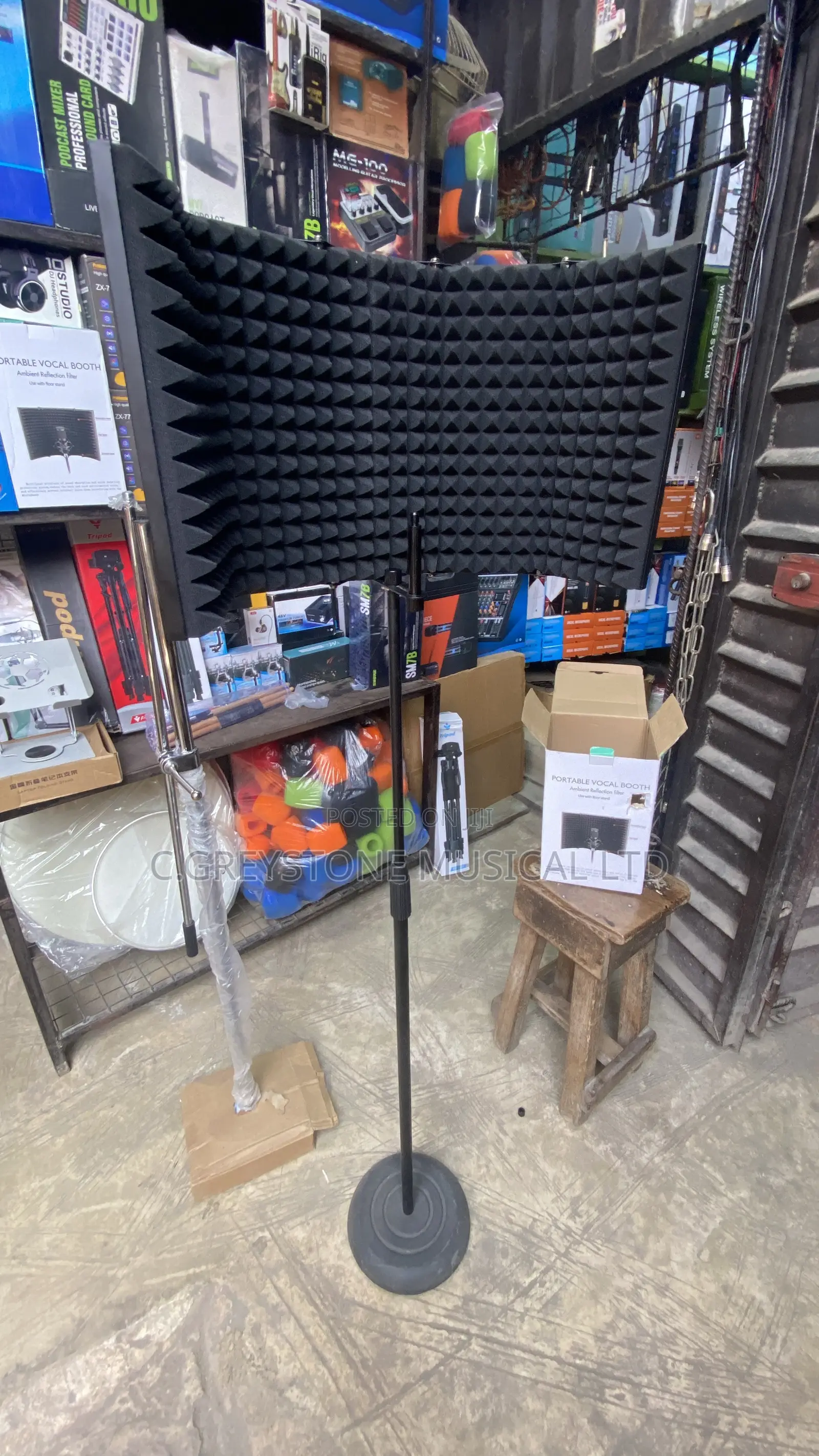 Mic Shield And Stand