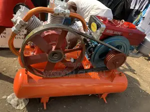 Original W-3.5/5 Diesel Piston Air Compressor Double Tank