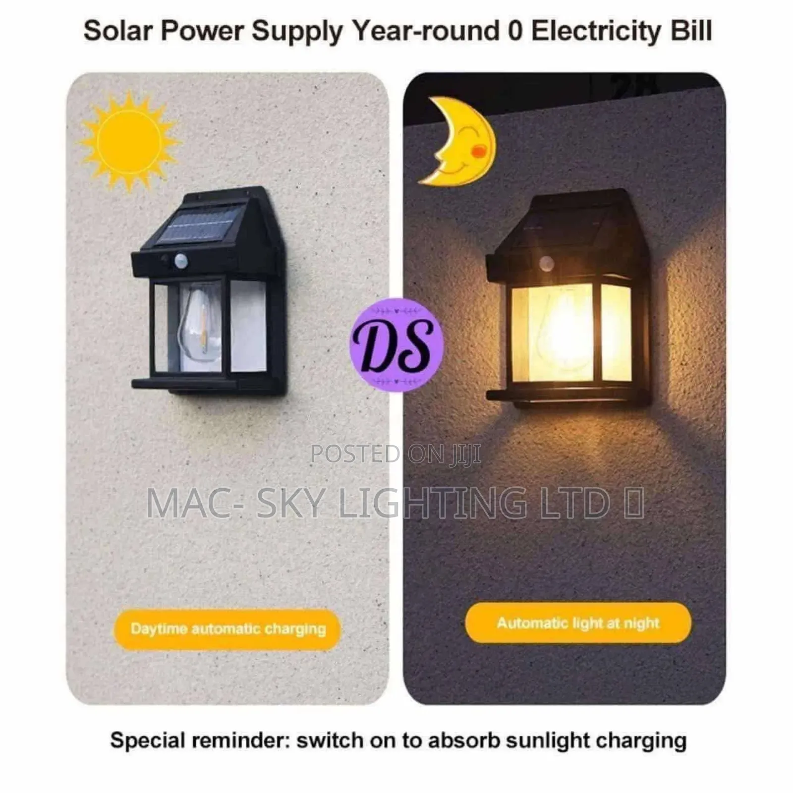 Solar Wall Light 