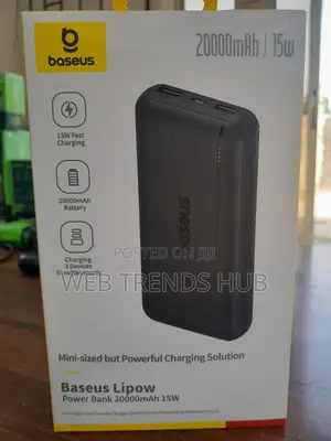 Baseus Lipow 20,000mah Power Bank (Ppby-2w15ng) - 15w Fast Charge