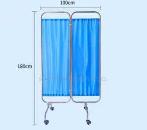 Foldable 4 Panel Ward Screen for Temporary Privacy