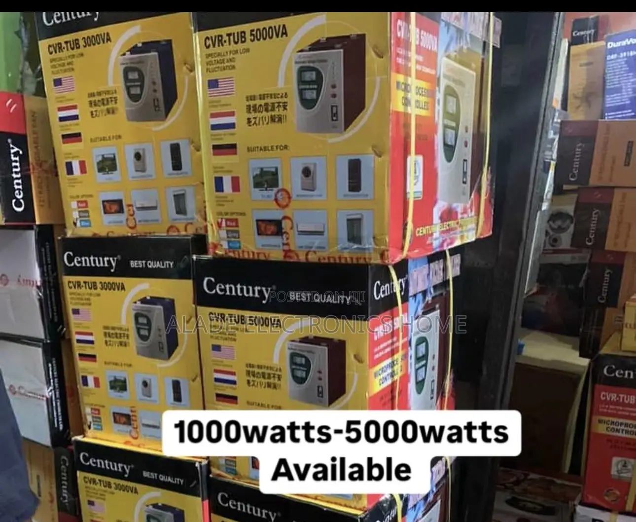 1000va Century Automatic Voltage Stabilizer