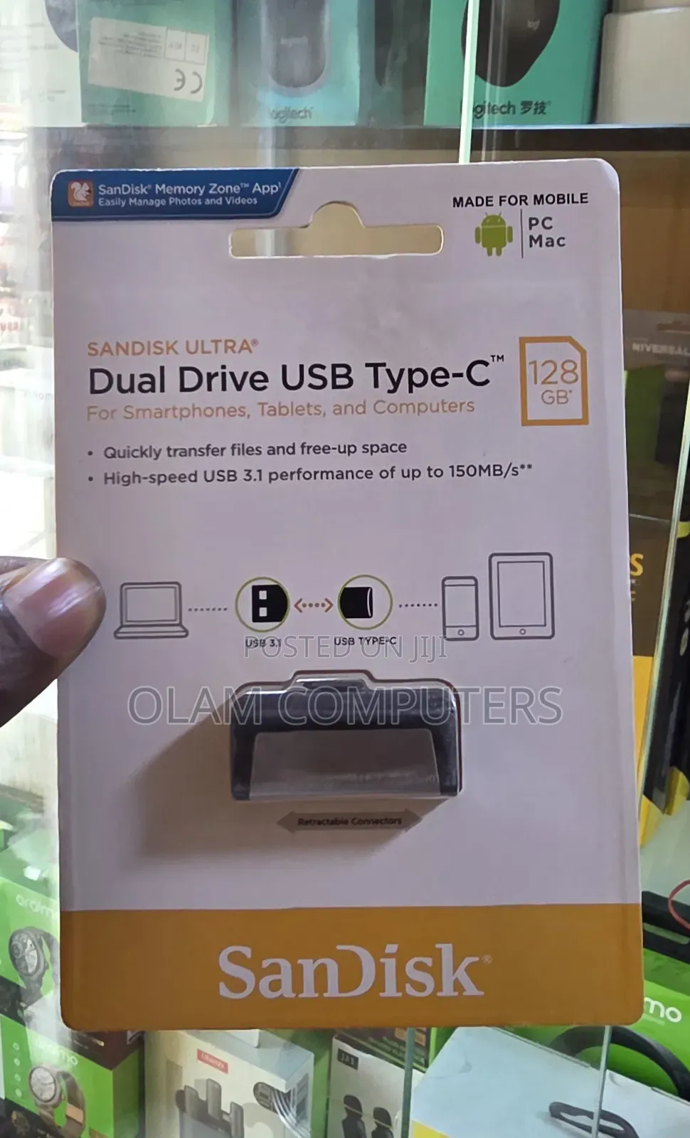 Sandisk Ultra Dual Drive Usb Type-C 64gb