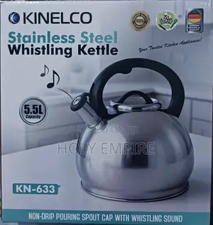 5.5l Stainless Steel Whistle Kettle, Automatic Handle,