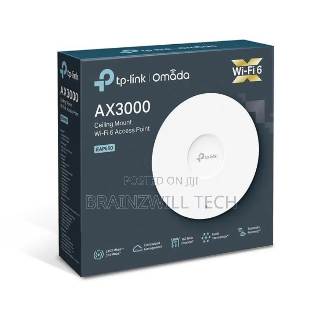 Tp-link Eap650 | Ax3000 Ceiling Mount Wifi 6 Access Point