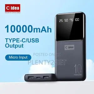 C Idea 10000mah Cheap Long Standby Pøwerbank,Dual Usb Type-C Output
