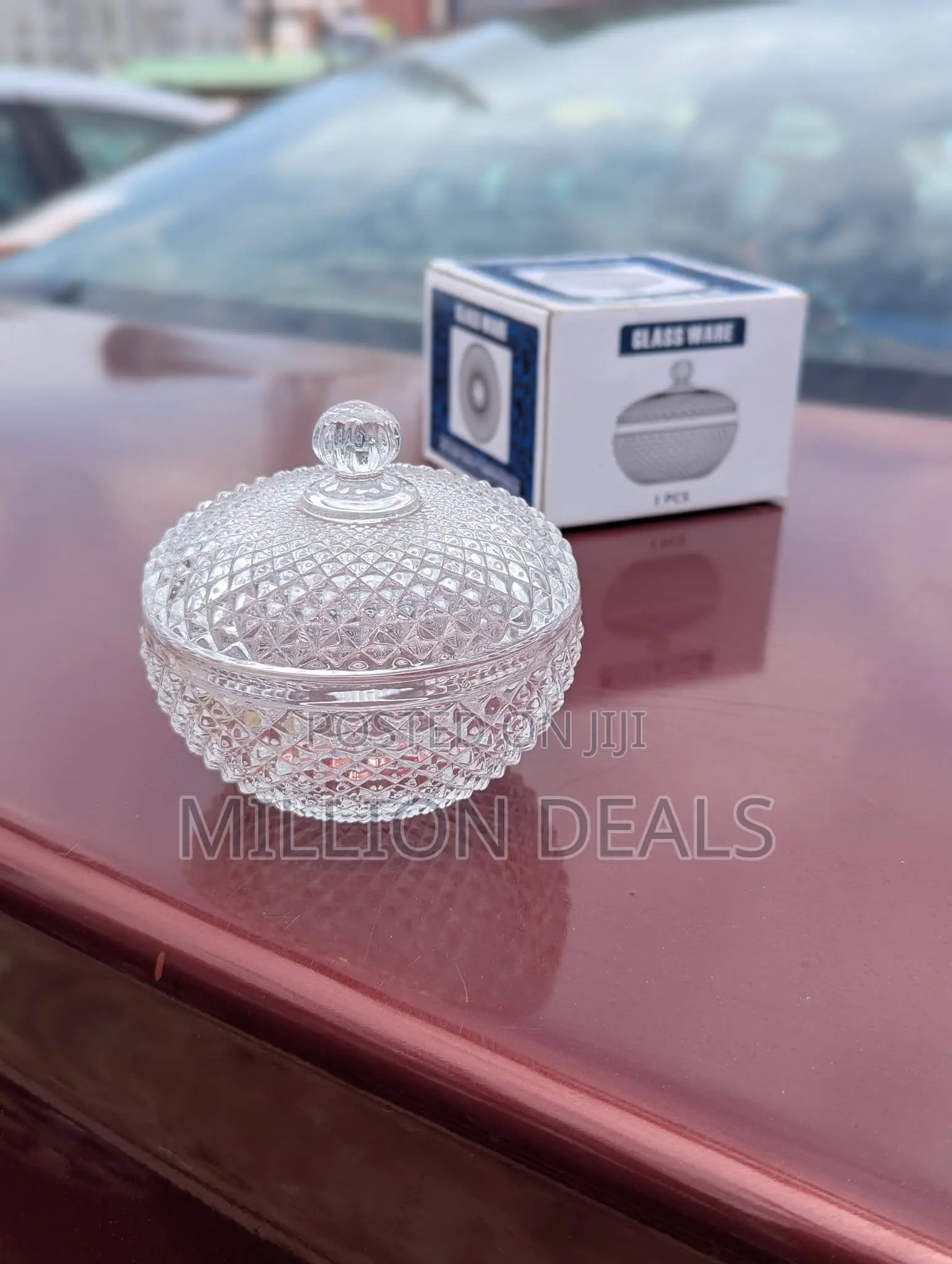 Portable Mini Glass Ware Stewing Bowl Plate