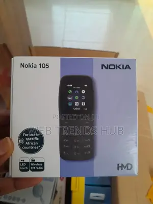 New Nokia 105 Black