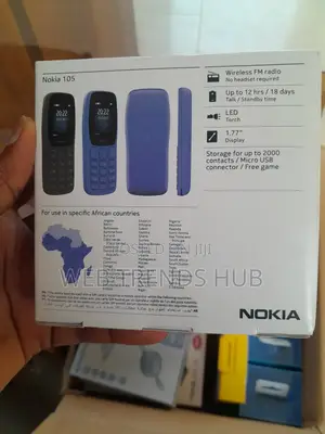 New Nokia 105 Black