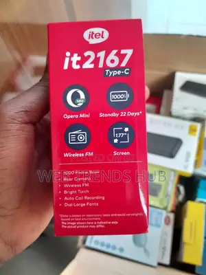 New Itel it2166 Black