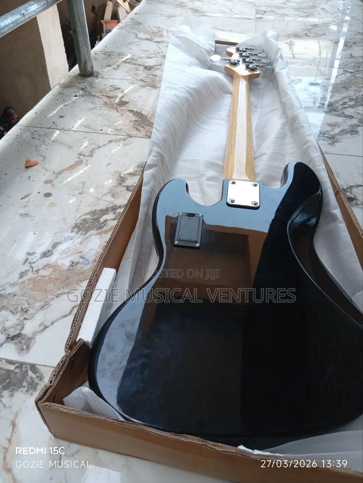 Professional Fender Jazz Bass Guitar Five String Active Red Colour