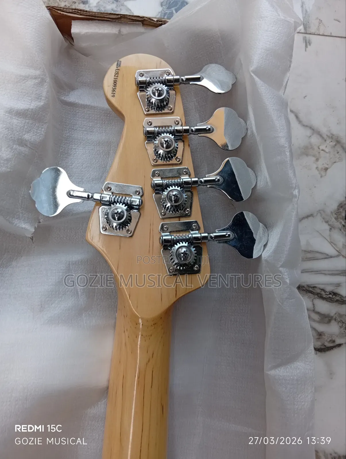 Professional Fender Jazz Bass Guitar Five String Active Red Colour