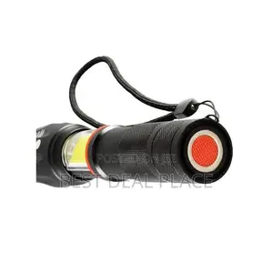 Powerful Rechargeable Flashlight With Cob