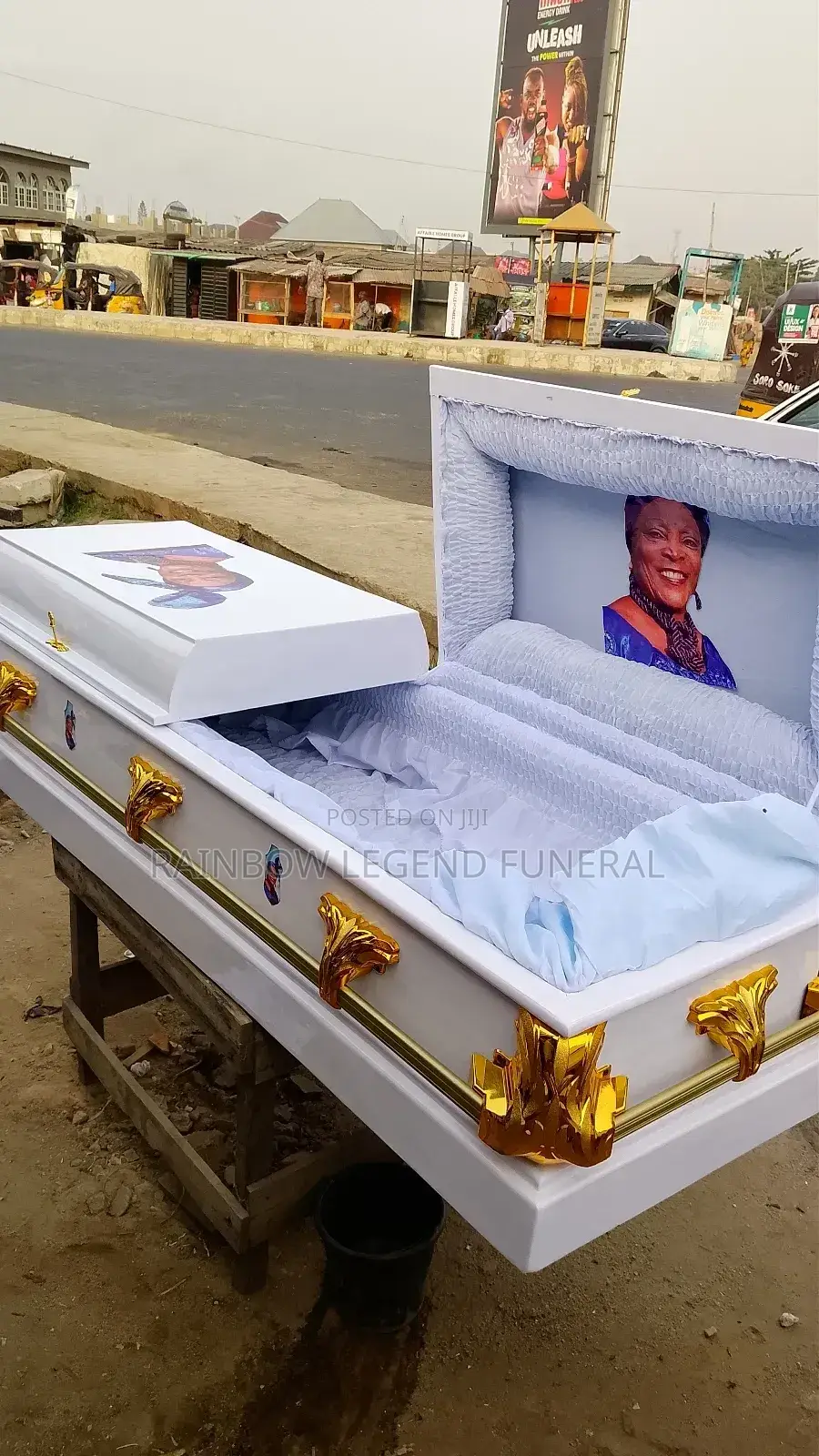 Rainbows Funeral Casket