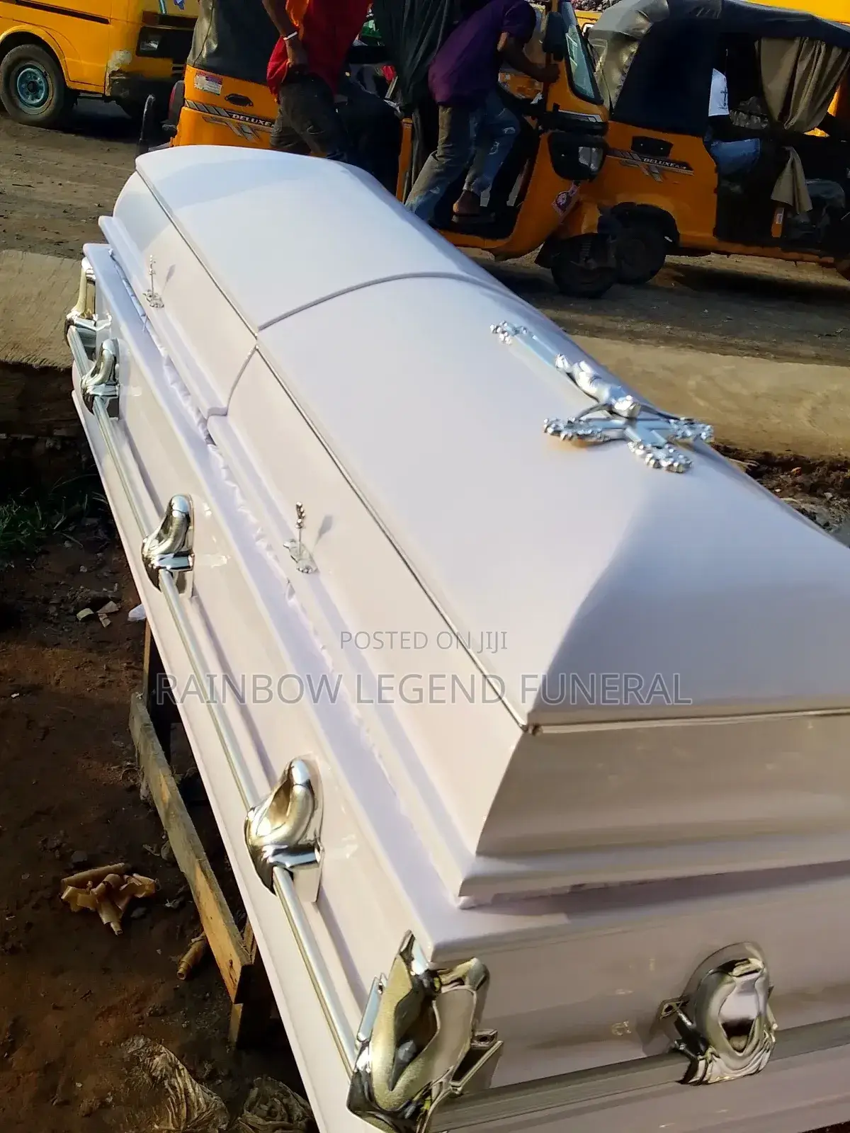 Rainbows Funeral Casket