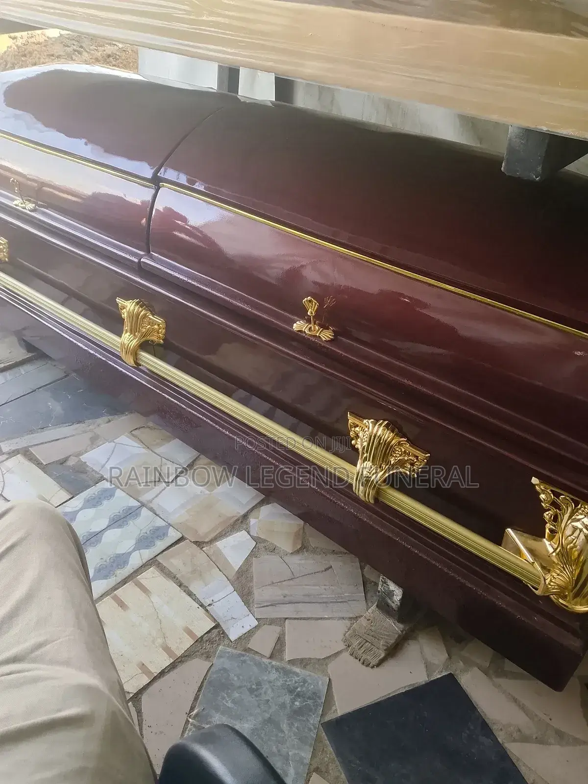 Rainbows Funeral Casket