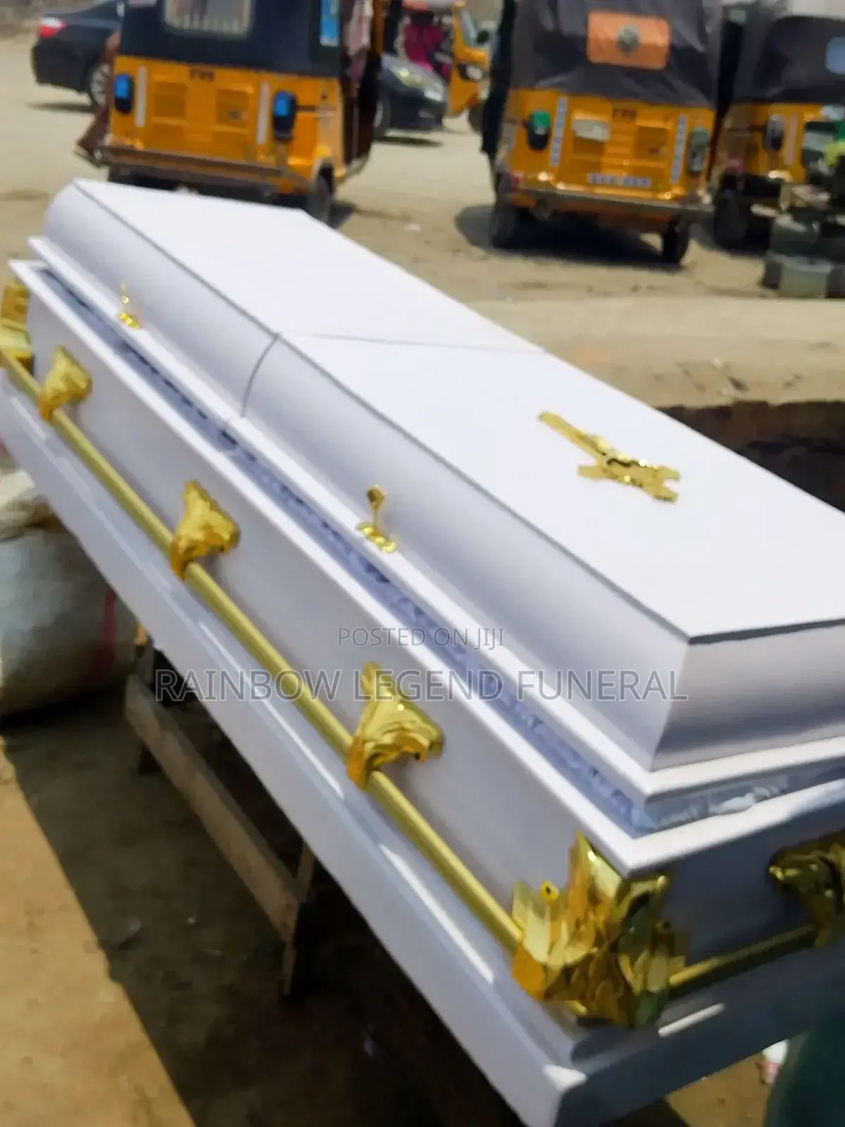 Rainbows Funeral Casket