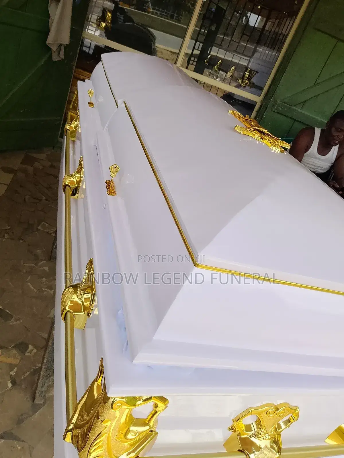 Rainbows Funeral Casket