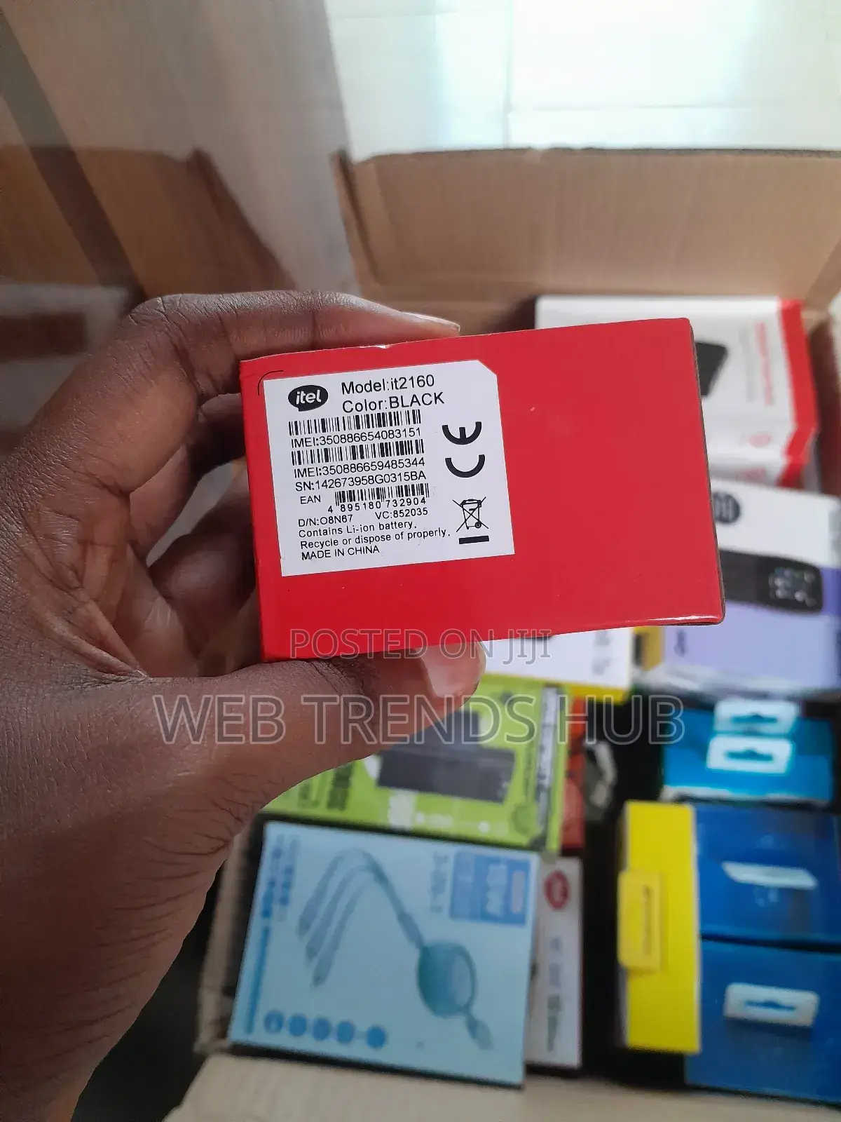 New Itel it2160 Black