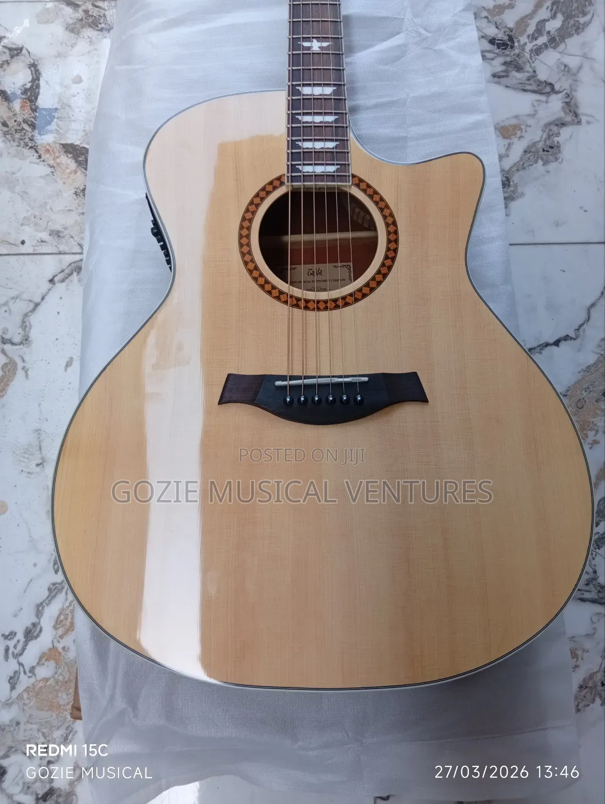 Takla 41 Inches Semi Acoustic Guitar 6 Strings