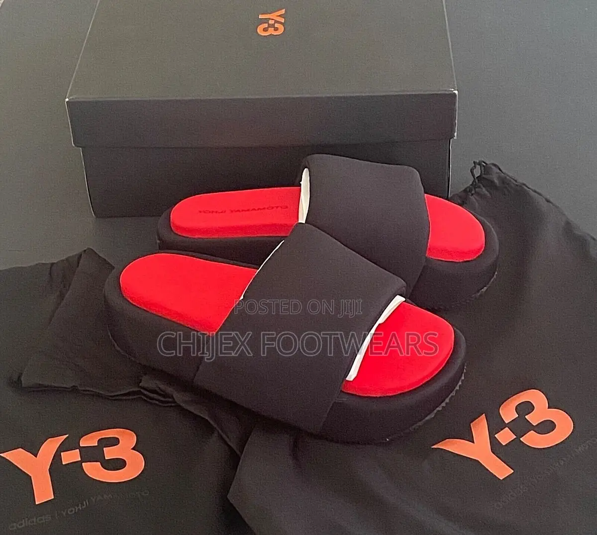 Y-3 High Sole Slides Premium Update