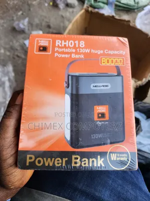 New Age 80000mahh 130w Laptop Power With Type-C Input and Output
