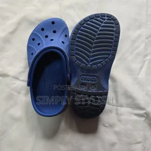Blue Crocs Size J2 (Size33-34)