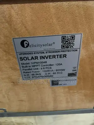10kva Felicity Ivpm Transformer Based Hybrid 48v Built in 120a MPPT