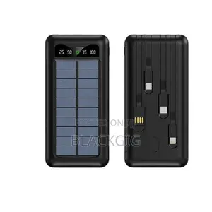 30000mah Solar Powerbank Fast Charging Built-in Power Bank