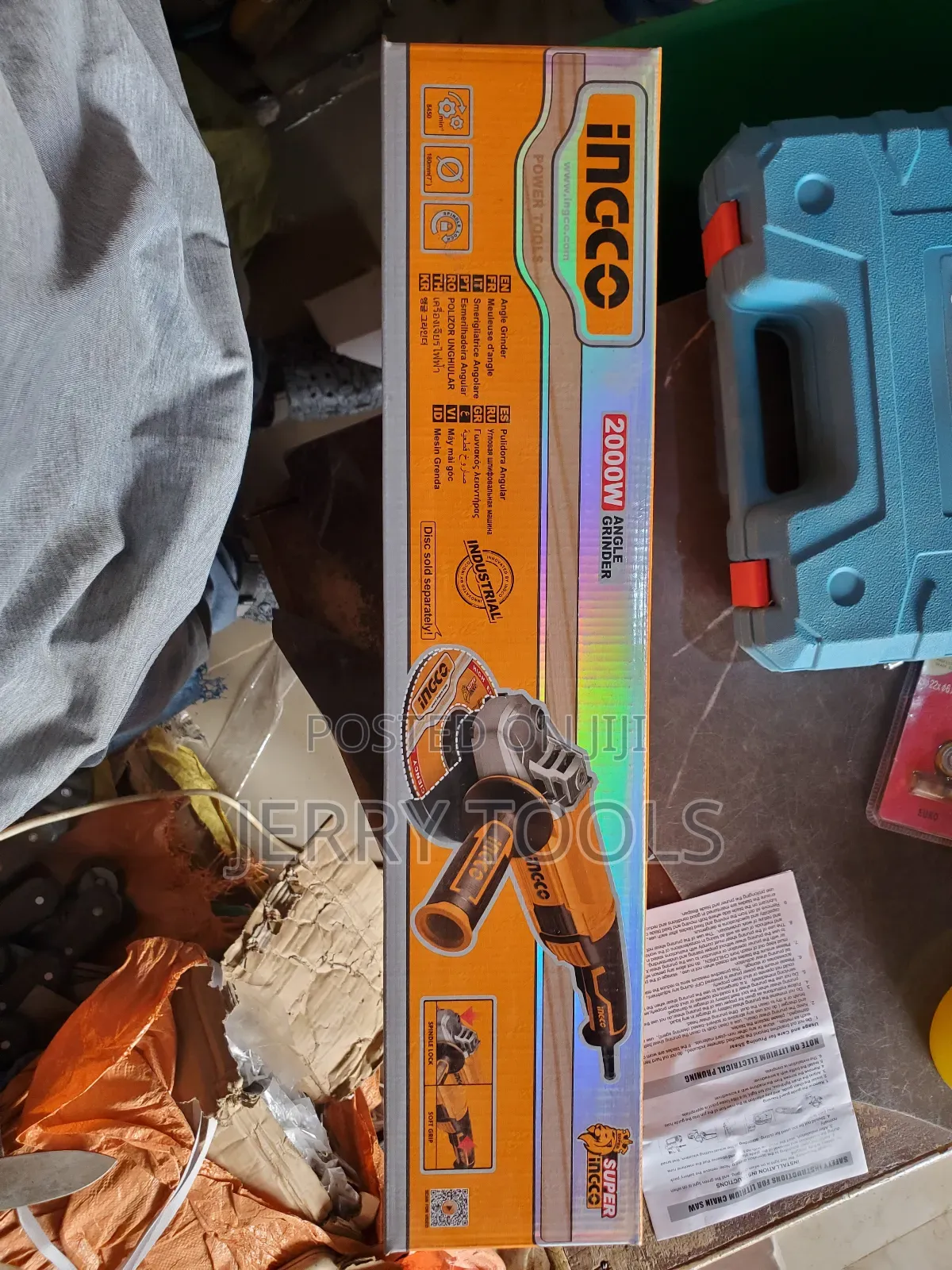 2000 Watts Ingco Angle Grinder