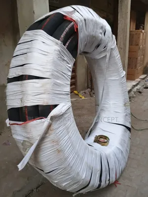 4" Black Wire Industrial Suction and Discharge Hose for Chemicals, Etc