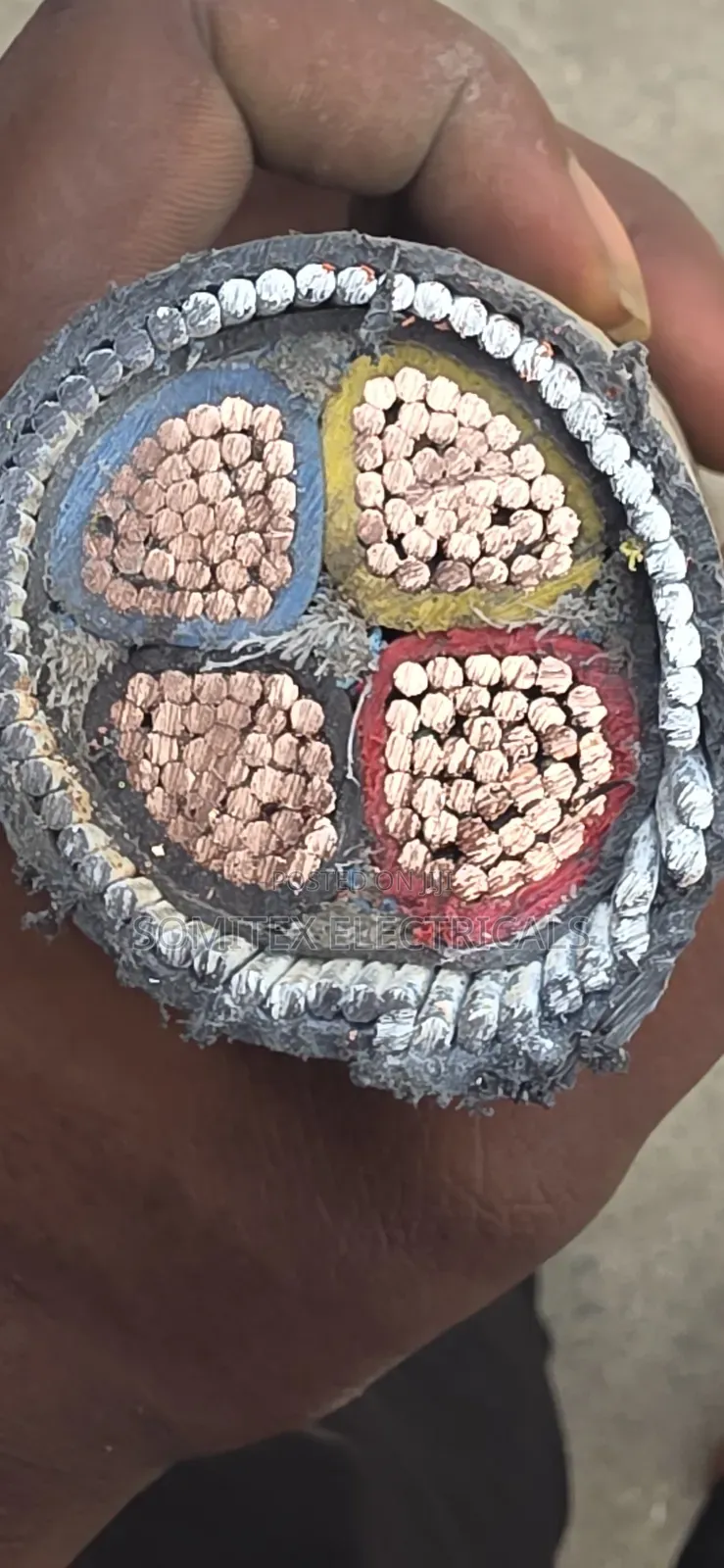 150mmx4core Amoured Cable